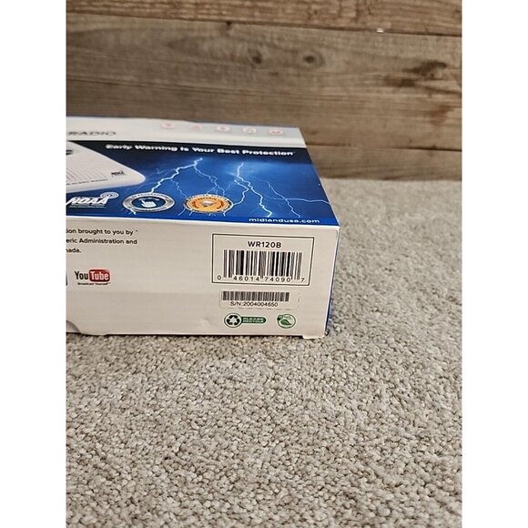 Midland Weather Alert Radio with NOAA All Hazard WR120B - Picture 6 of 8